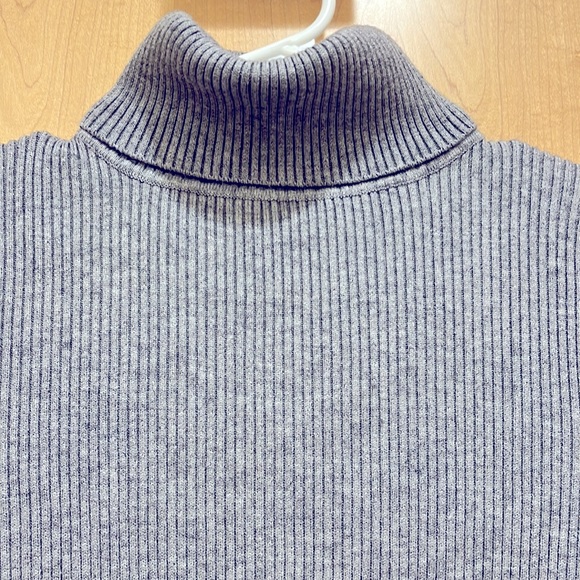 High Collar Grey Woolen Sweater Size 2 - Picture 2 of 6